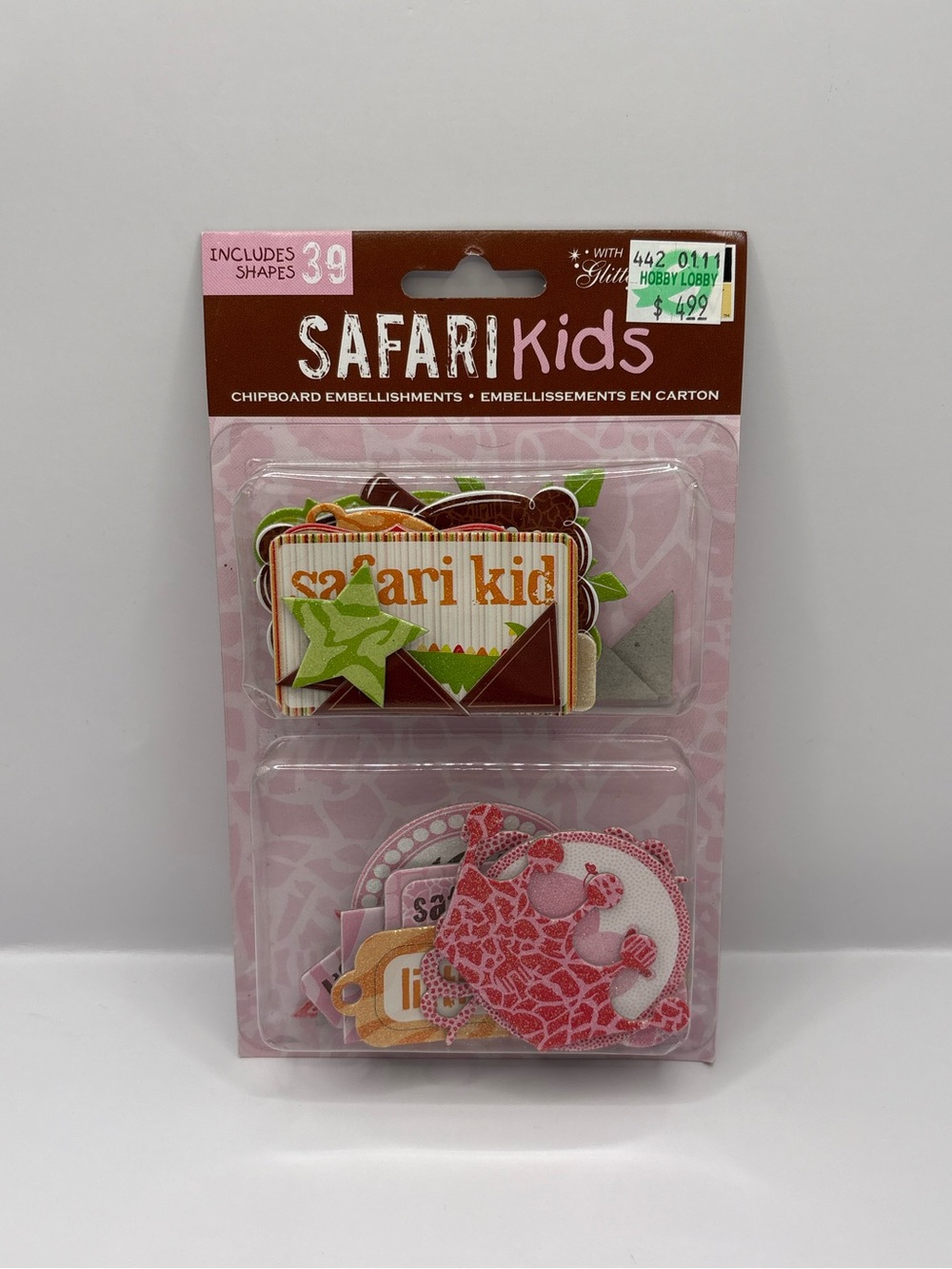 Safari Kids Cardboard Embellishments